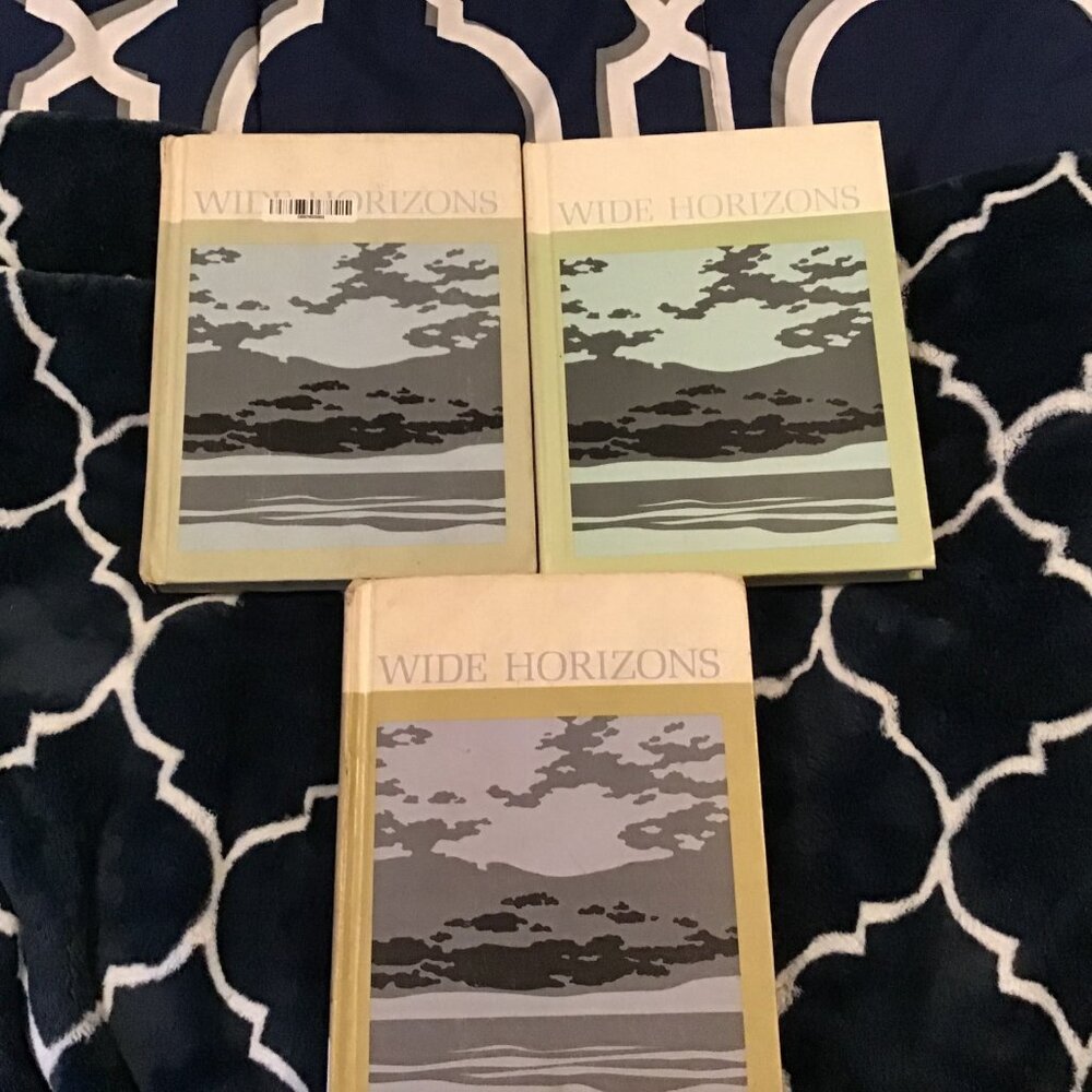 Vintage Scott Foreman Readers 1960s--Wide Horizons Bk 1 (2) & Bk 2--Homeschool